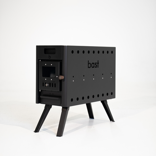 Kamin till bastutält