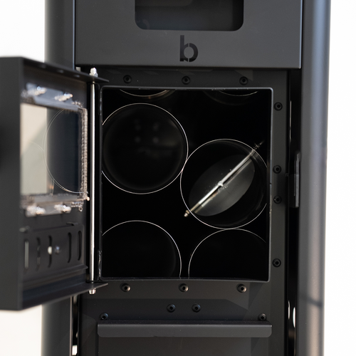 Kamin till bastutält