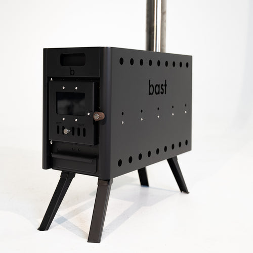 Kamin till bastutält
