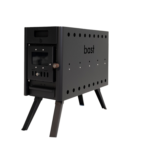 Kamin till bastutält