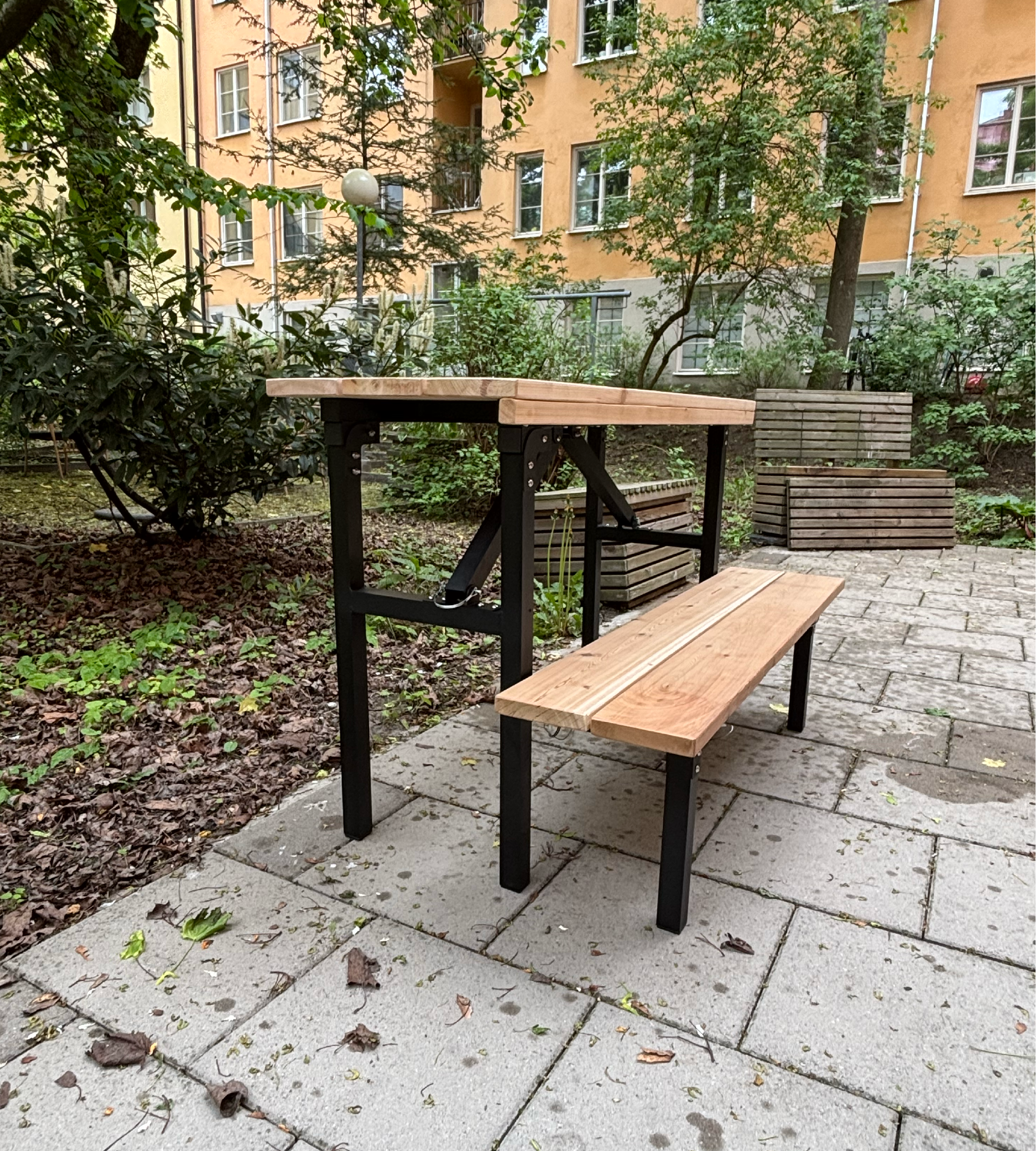 Two level bench