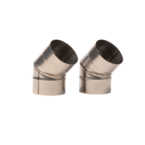 Skorstensböj 45°