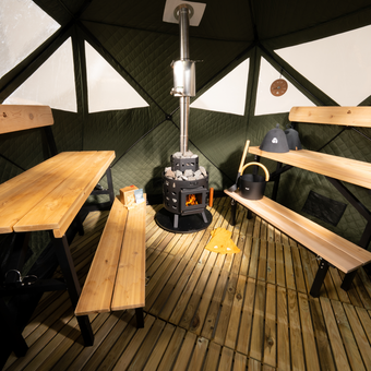 2x 2-traps met rugleuning