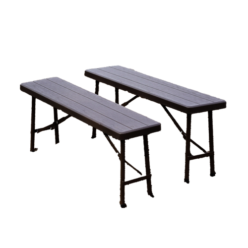 Bærbar bænk 2 stk