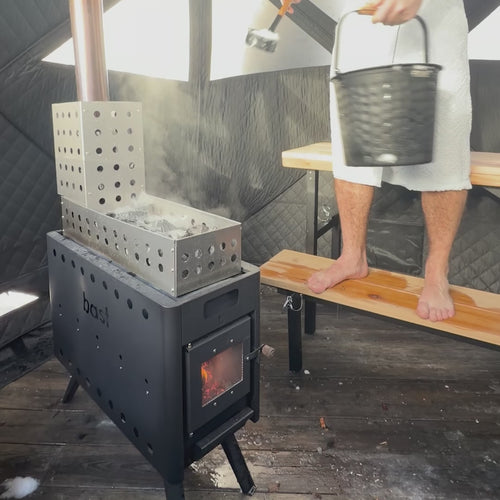 Chimney stone basket